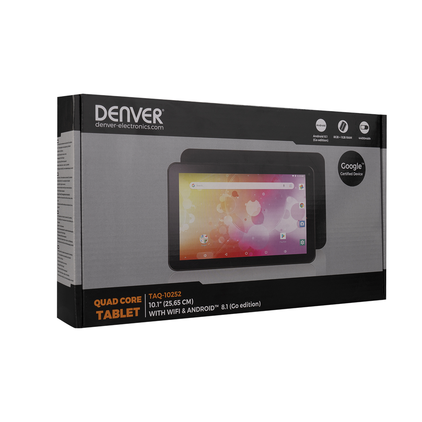 Denver Tablet taq-10252 10,1 Android 8.1 Quad Core 