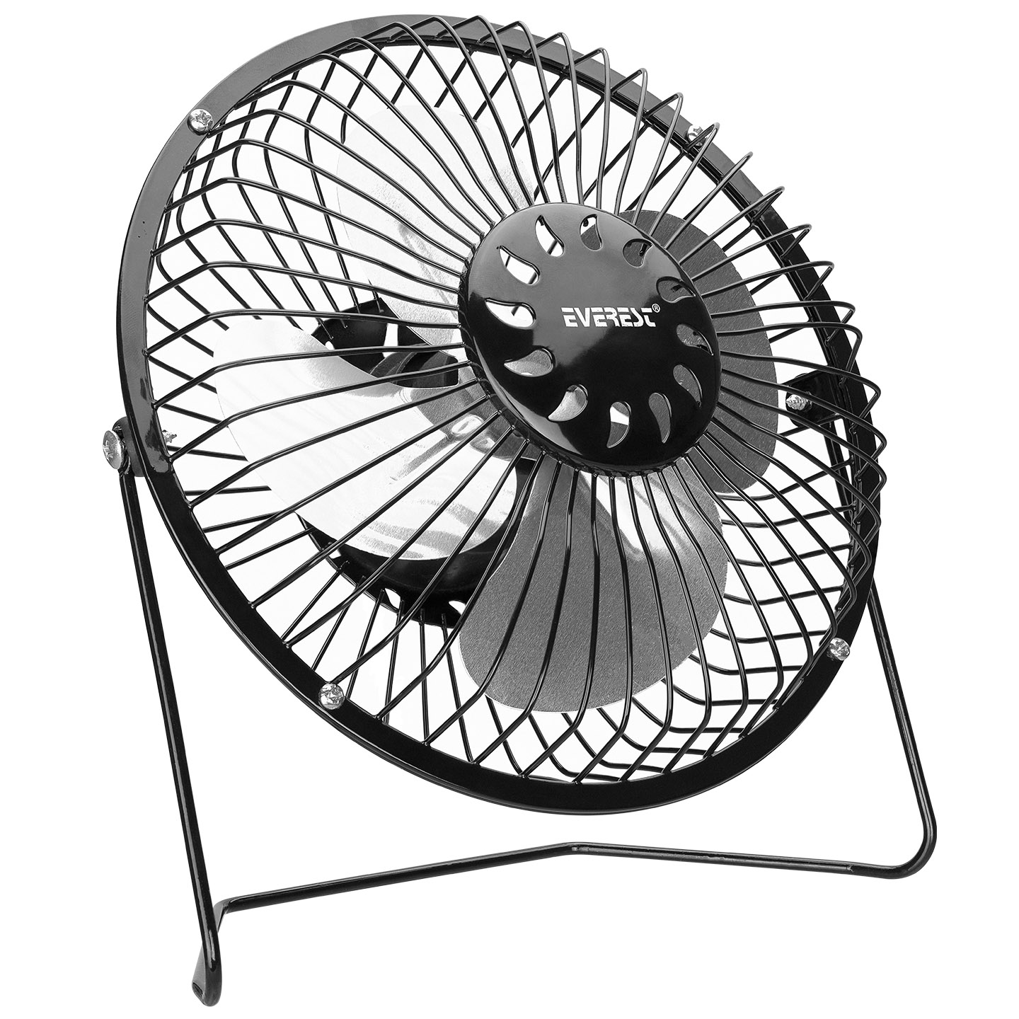 Everest EFN-487 6 Masaüstü Metal Siyah Usb Fan