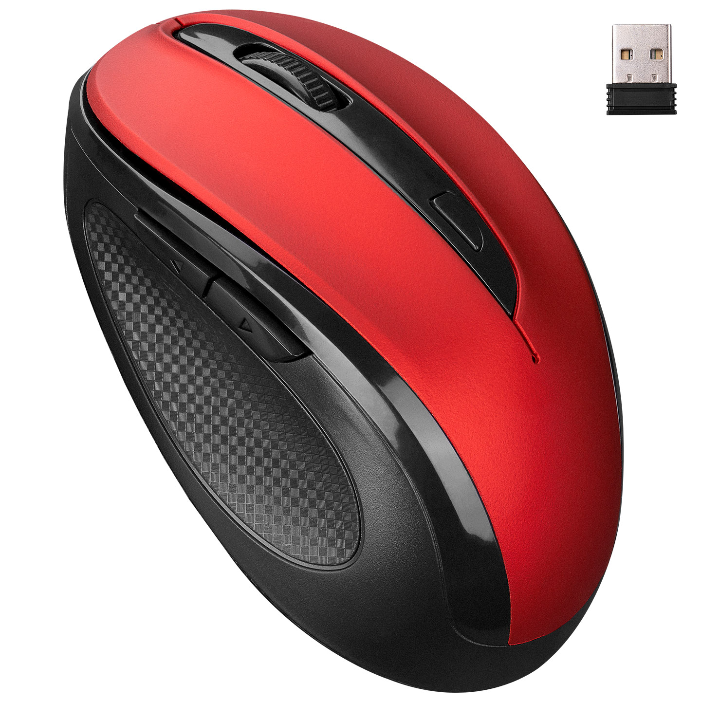 Everest SM-613 Red 2.4Ghz Optical Wireless Mouse