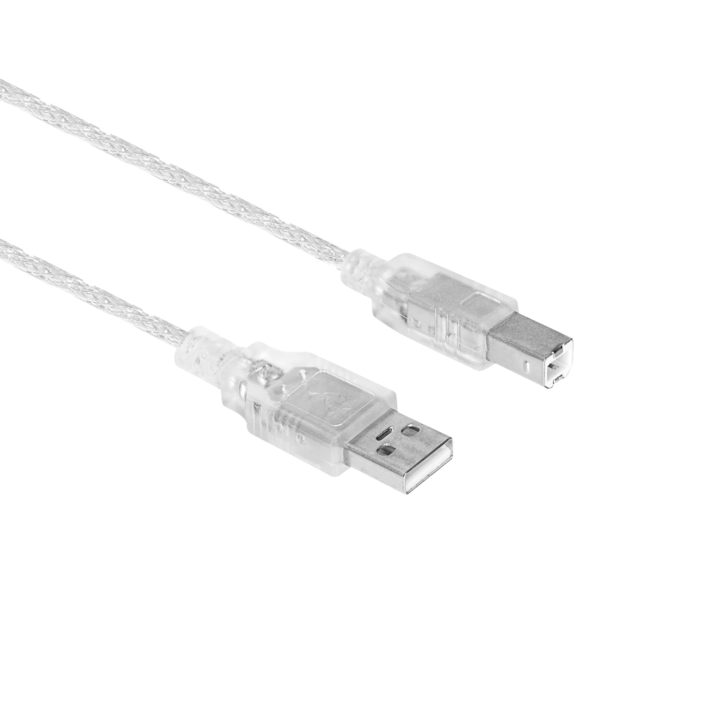 Oem USB250 Usb2.0 5m Şeffaf Usb AM/BM Kablo