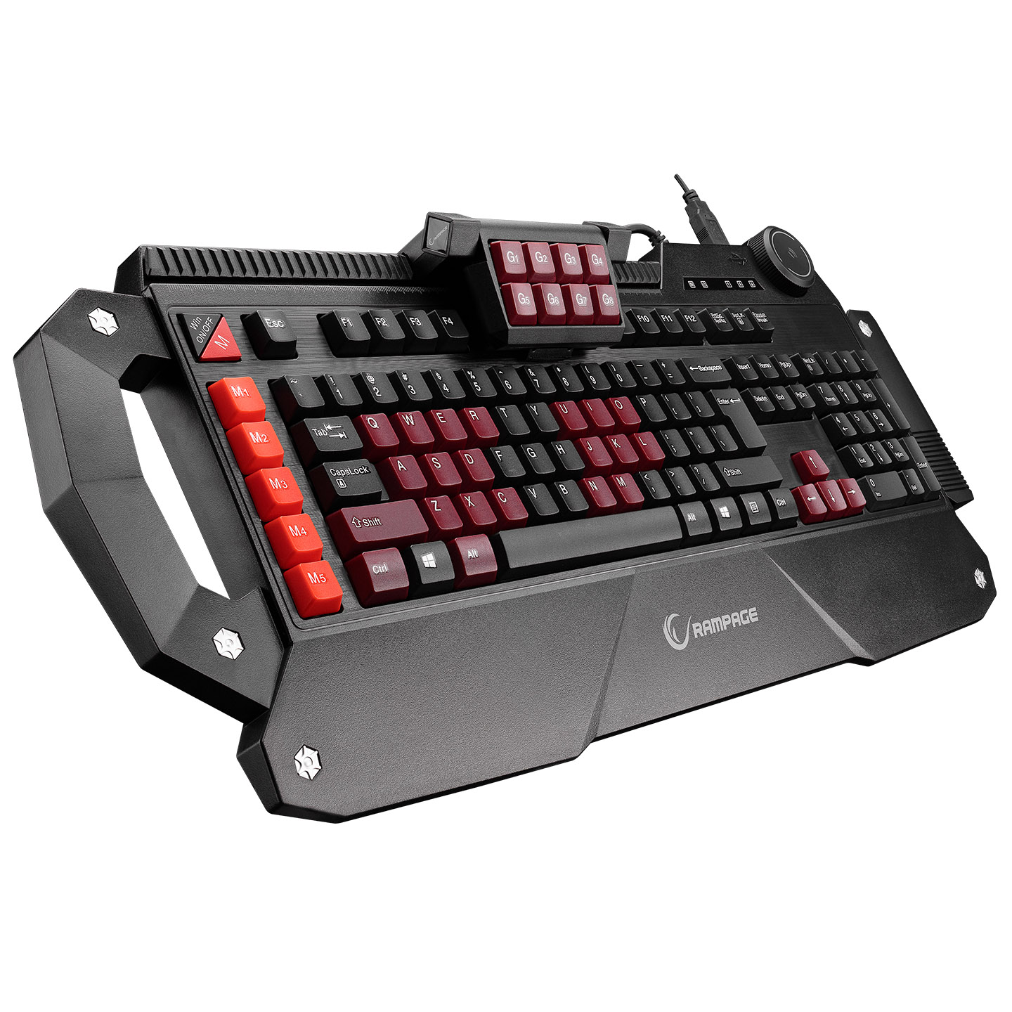 Everest DLK-5115 Siyah USB Makrolu Gaming US Layout Multimedia Klavye