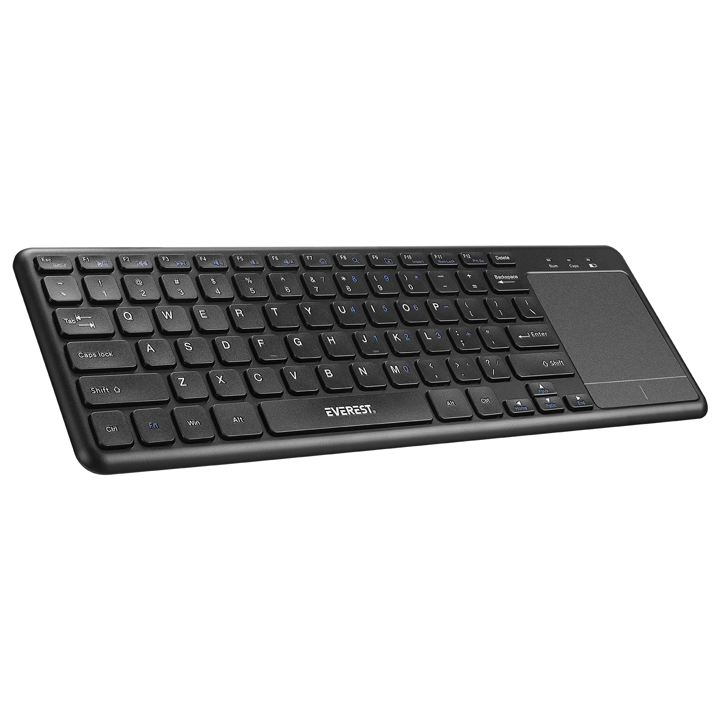 Everest EKW-155 Siyah ToucPad Mouse US Layout + Kablosuz Klavye