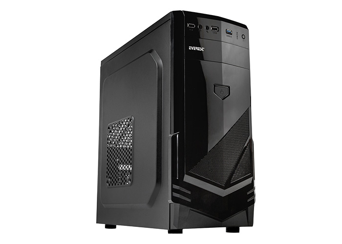 Everest 277A Peak-250W Black Mesh Metal Panel Case