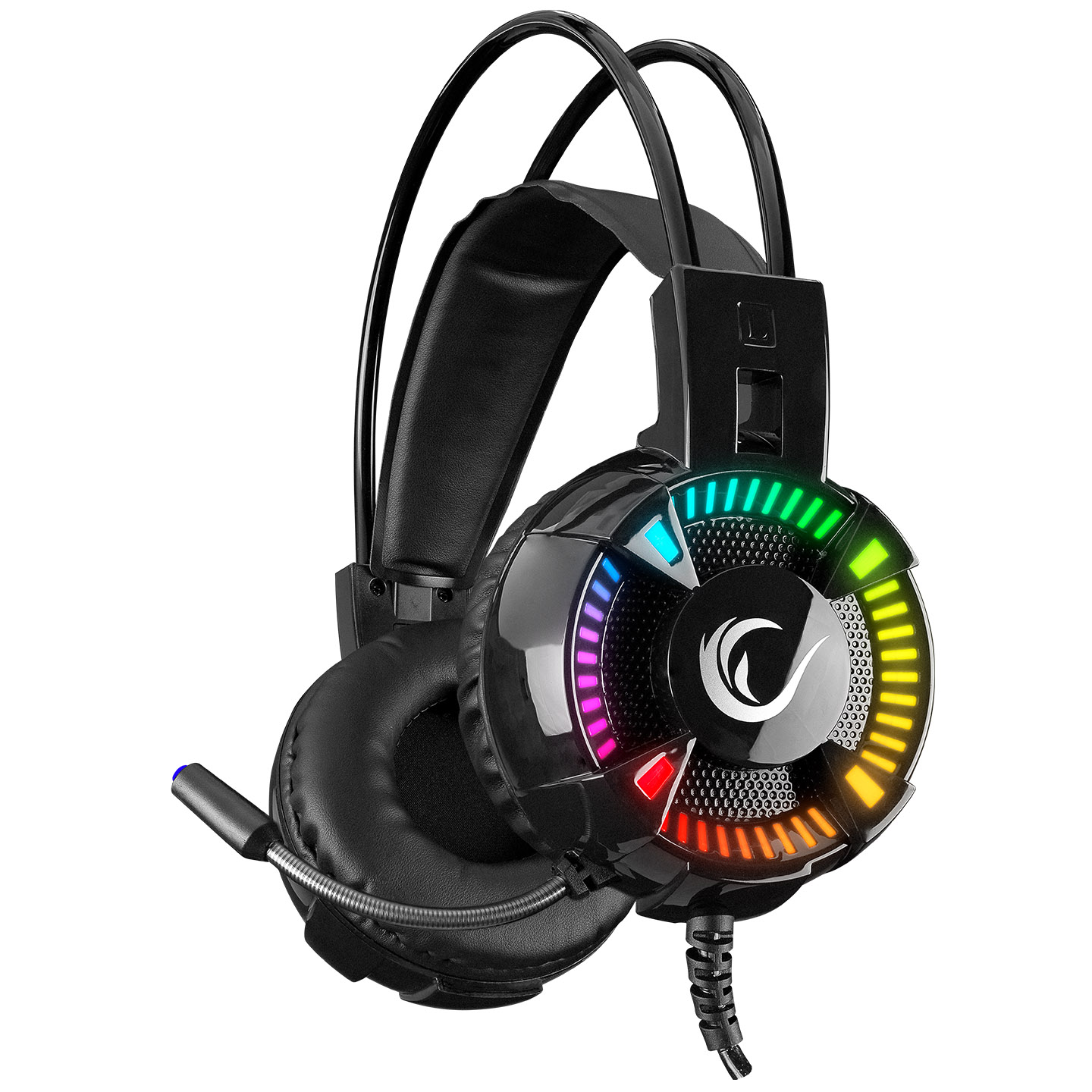 Rampage STYLES Siyah USB 7.1 Version RGB Oyuncu Mikrofonlu Kulaklık