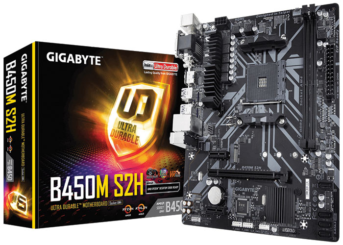Gigabyte B450M S2H AMD B450 3600MHz (OC) DDR4 Soket AM4 mATX Anakart