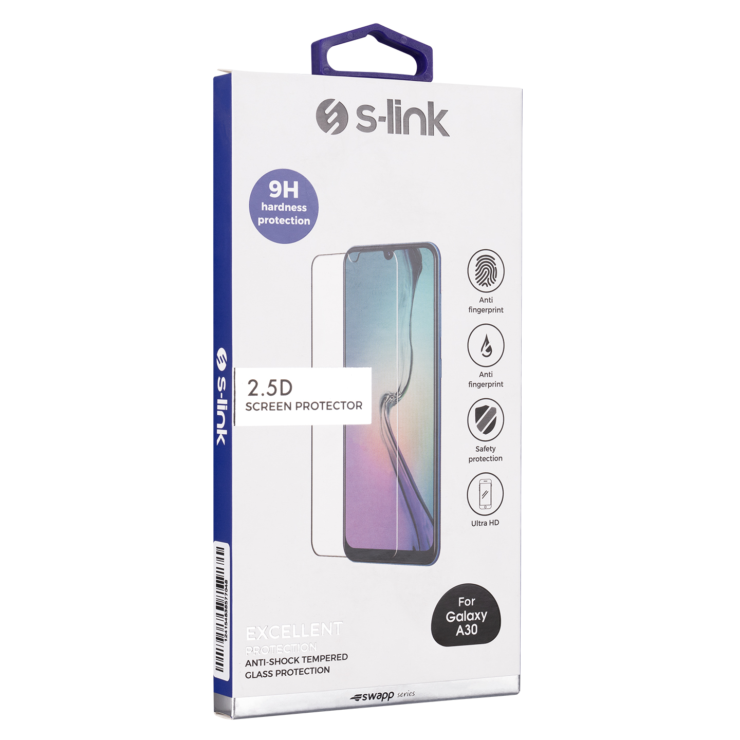 S-link SL-CA30 Samsung Galaxy A50/A30 İz Bırakmaz Ekran Koruyucu