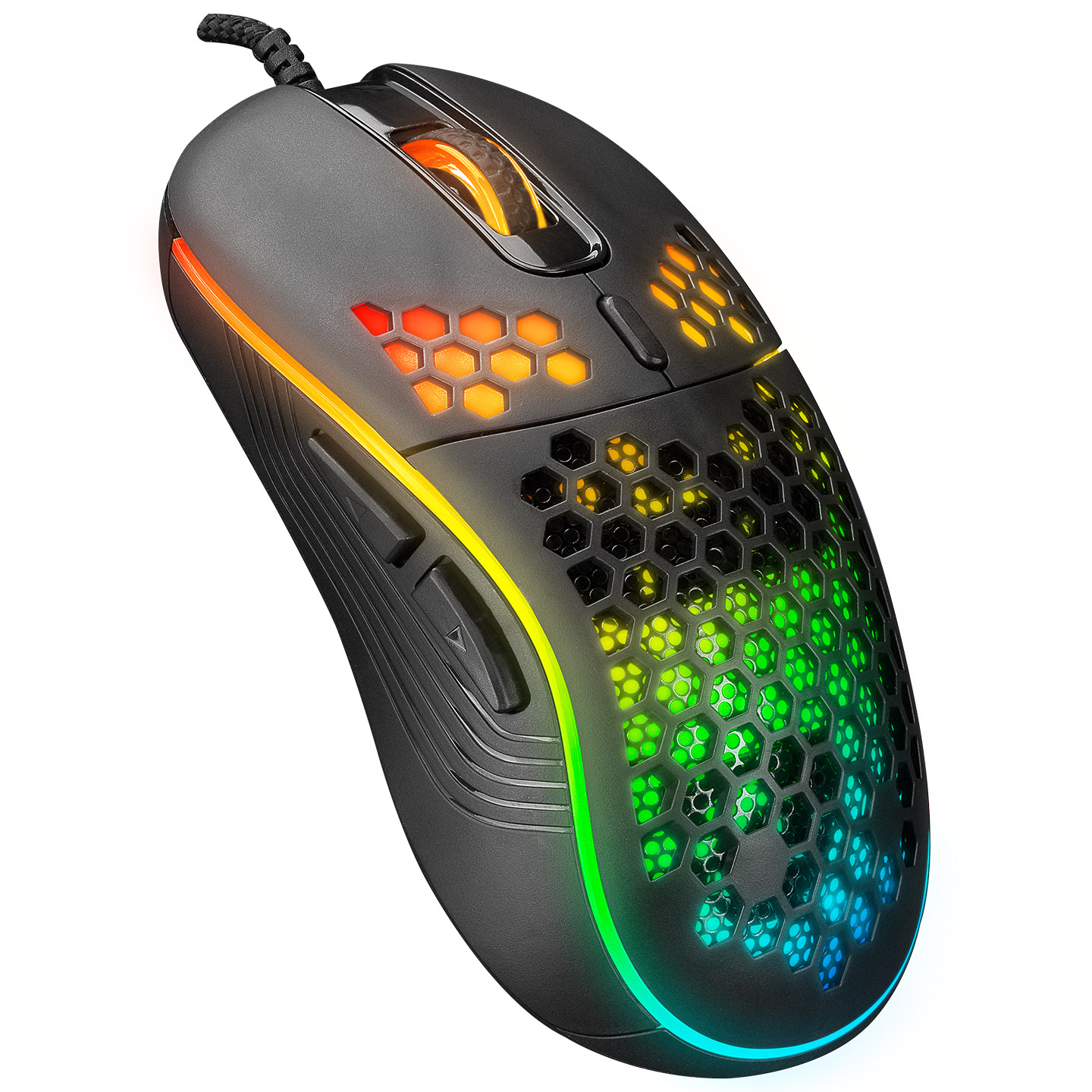 Everest SM-G66 X-HOLE Usb Siyah 7D Optik 8000dpi LED Işıklı Gaming Oyuncu Mouse