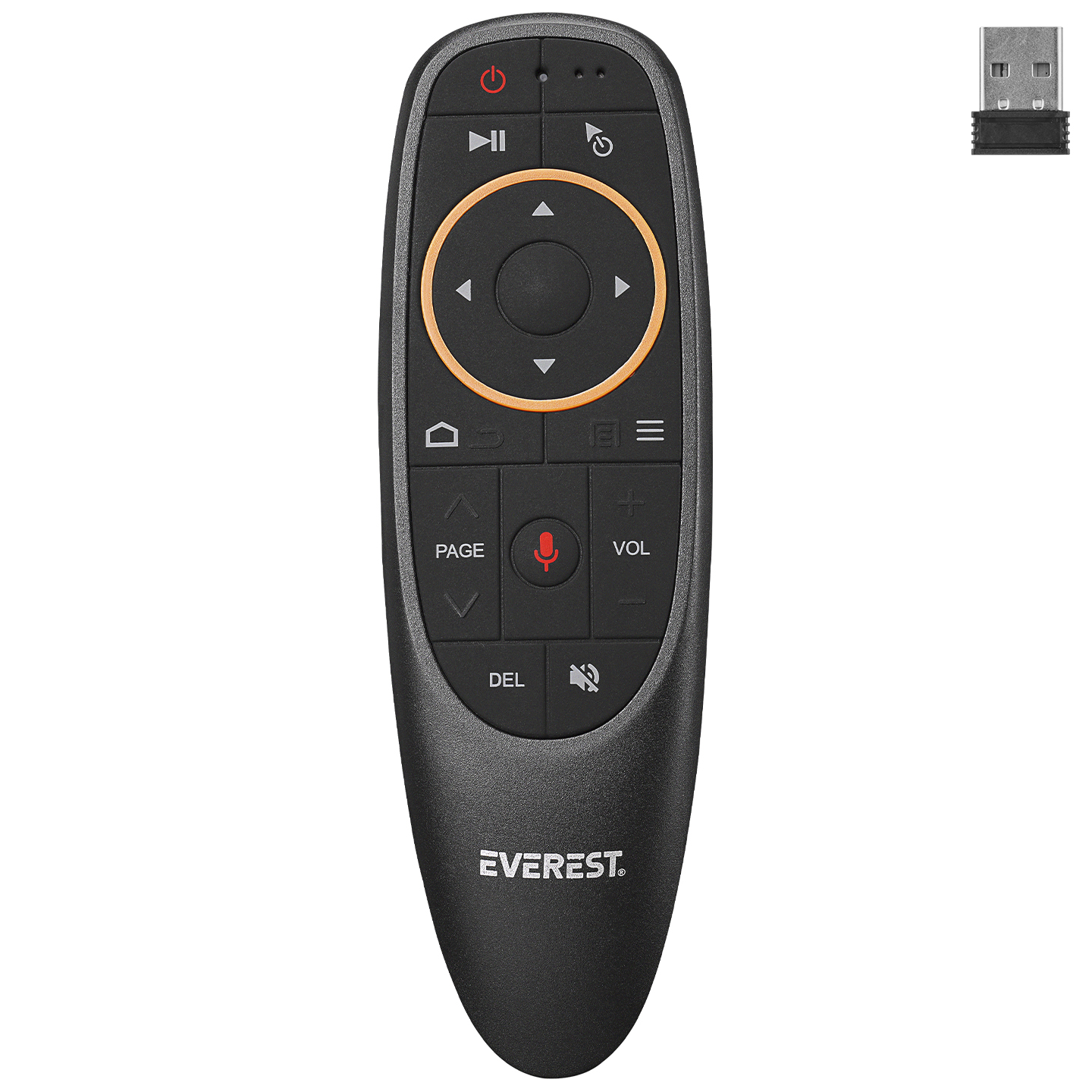 Everest EV-HM 20 Seslı Komut Gyro Hava Haraket Tv Box Bılgısayar Smart Tv Aır Mouse ve Kumanda