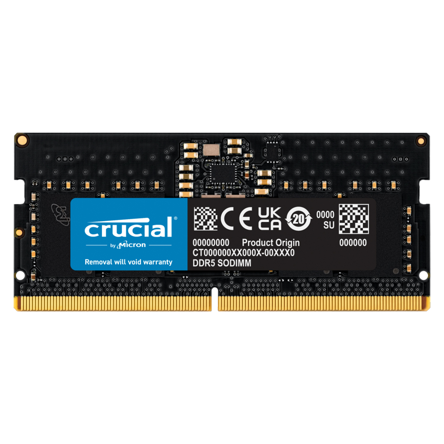 Crucial CT8G48C40S5 8GB DDR5-4800 SO-DIMM CL40 (16Gbit) Notebook Ram