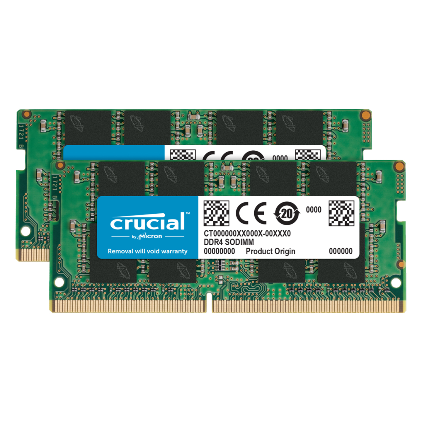 Crucial CT2K8G4SFRA32A 16GB Kit (2x8GB) DDR4-3200 SODIMM CL22 Notebook Ram