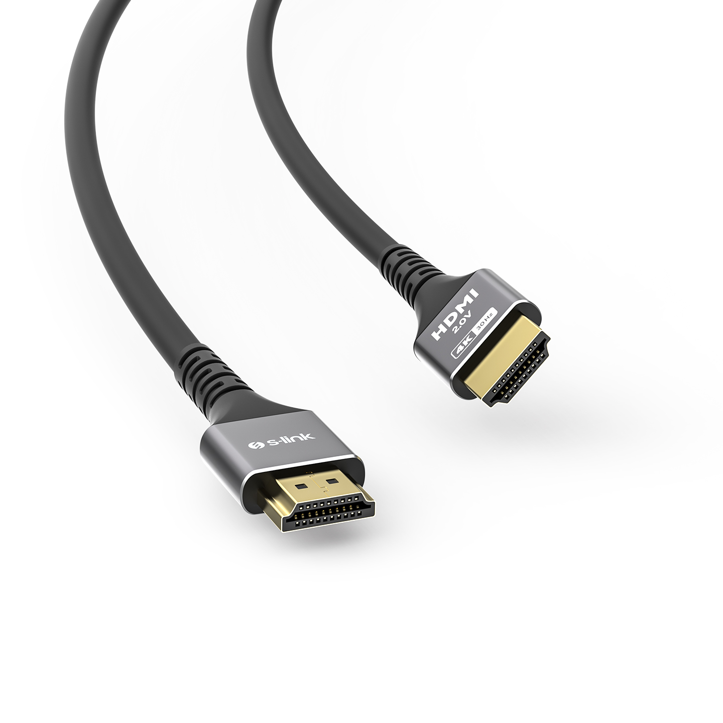 S-link SLX-HD4K20 19+1 HDMI to HDMI 20m Metal v2.0 4K (4096*2160) 30Hz Kablo