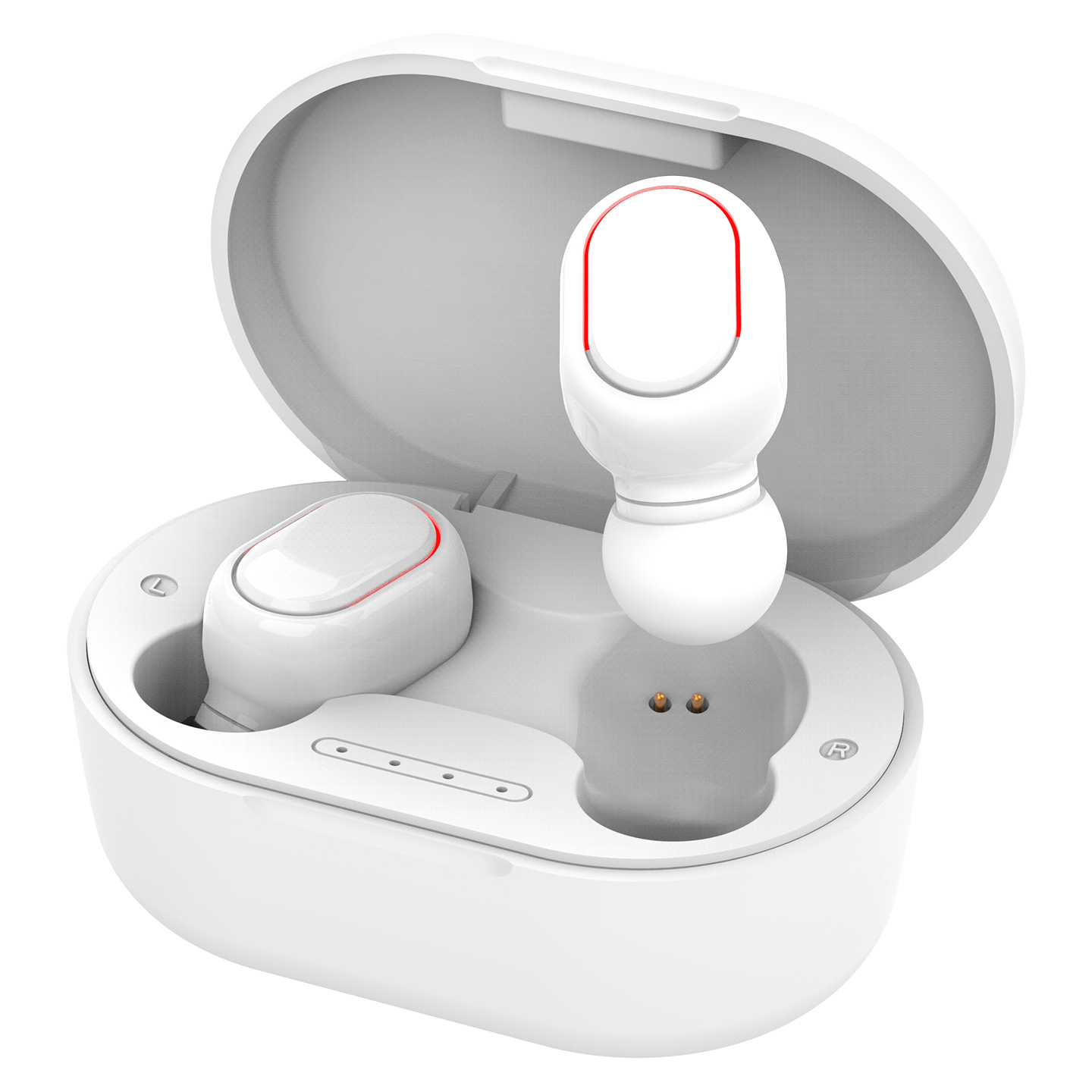 Snopy AirFit Beyaz Mobil Telefon Uyumlu Bluetooth TWS AirPods Mikrofonlu Kulaklık