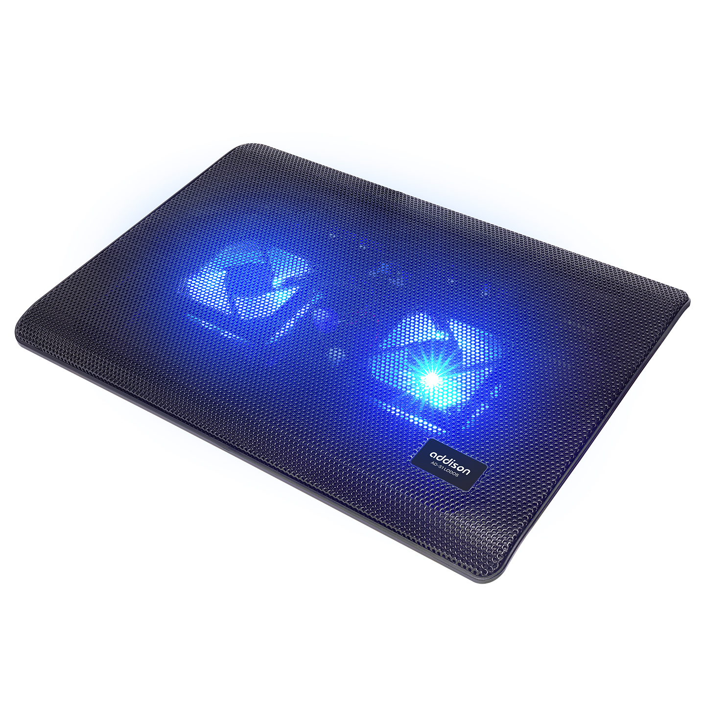 Addison AD-S1 Lodos Mavi Led Işıklı 2 Fanlı Notebook Soğutucu Stand