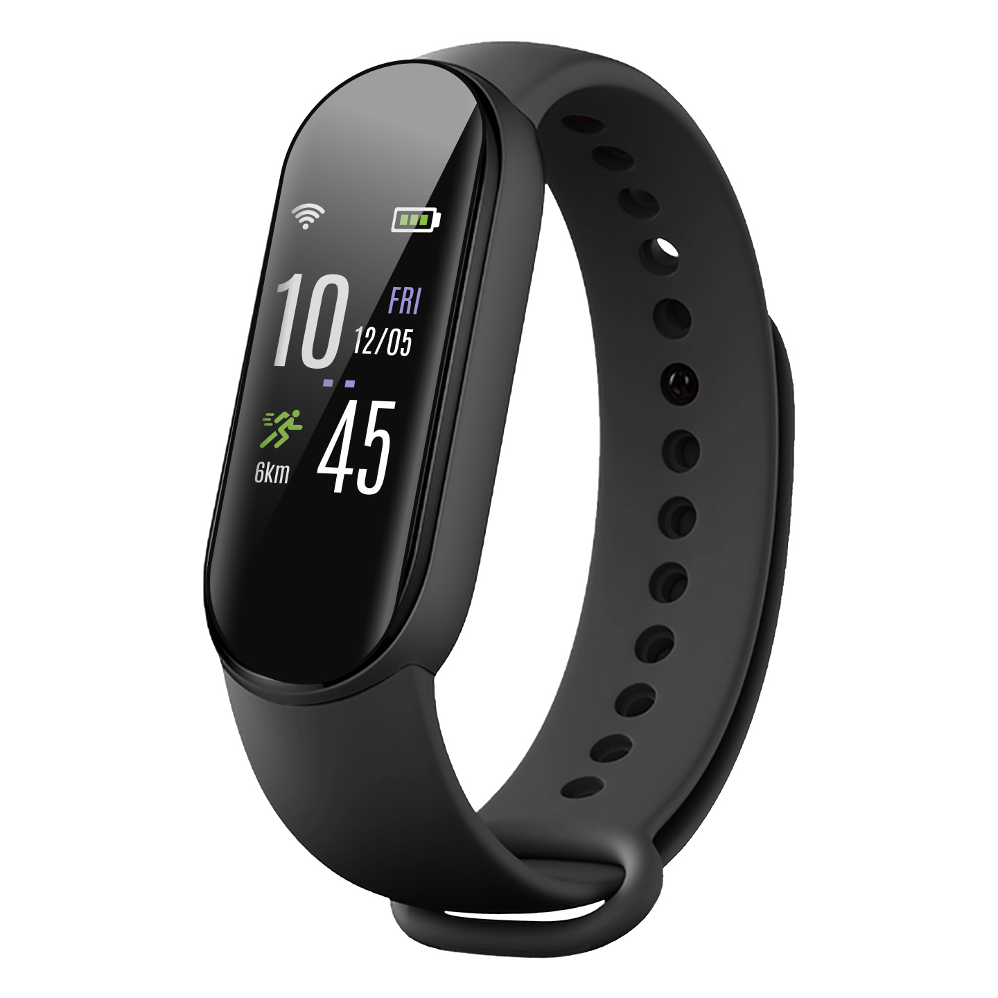 Everest EVER FIT W23 Android/IOS Smart Watch 110mAh Kalp Atışı Sensörlü Siyah Akıllı Bileklik  Saat