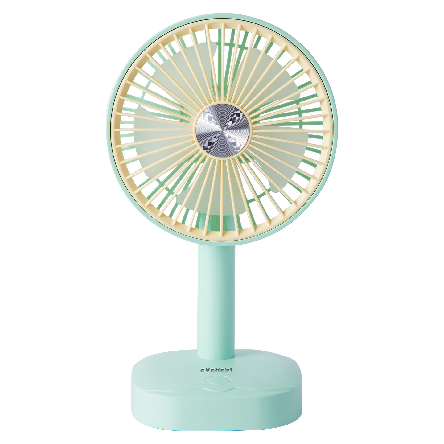 Everest EFN-510 Yeşil- Sarı 1200mAh 5 İnç 3 Hız Kademeli Dönebilen Masaüstü Usb Fan