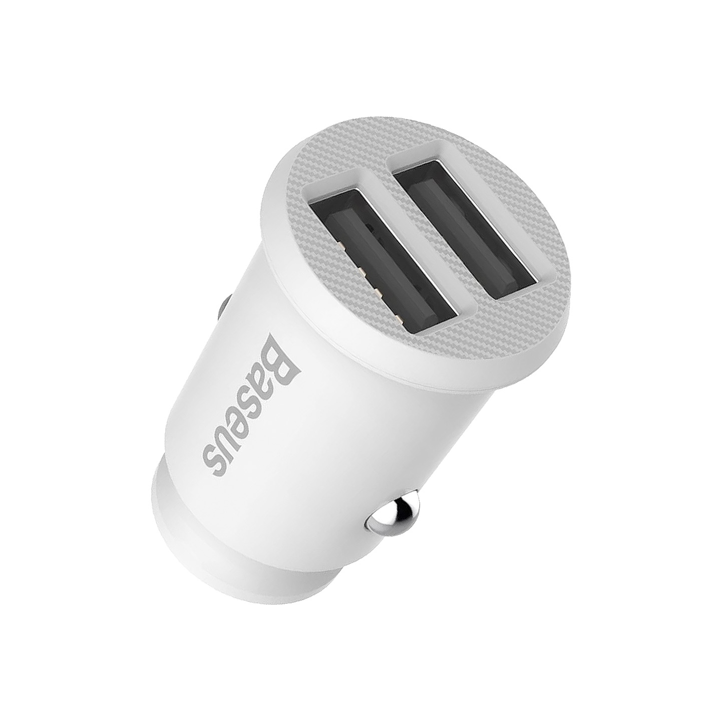Baseus CCALL-ML02 Dual USB 5V 3.1A Beyaz Araç Şarj Cihazı