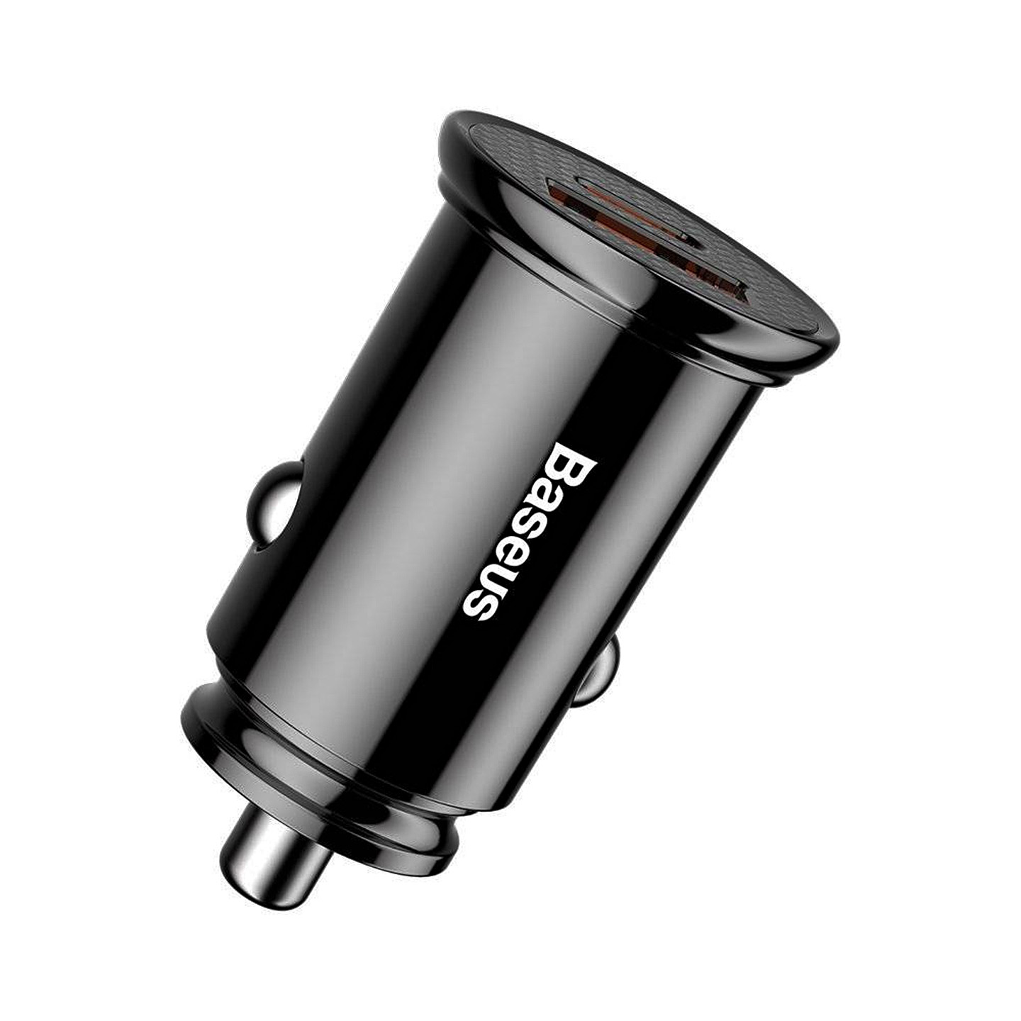 Baseus CCALL-BS01 PPS 30W Circular metal A+C Siyah Araç Şarj Cihazı