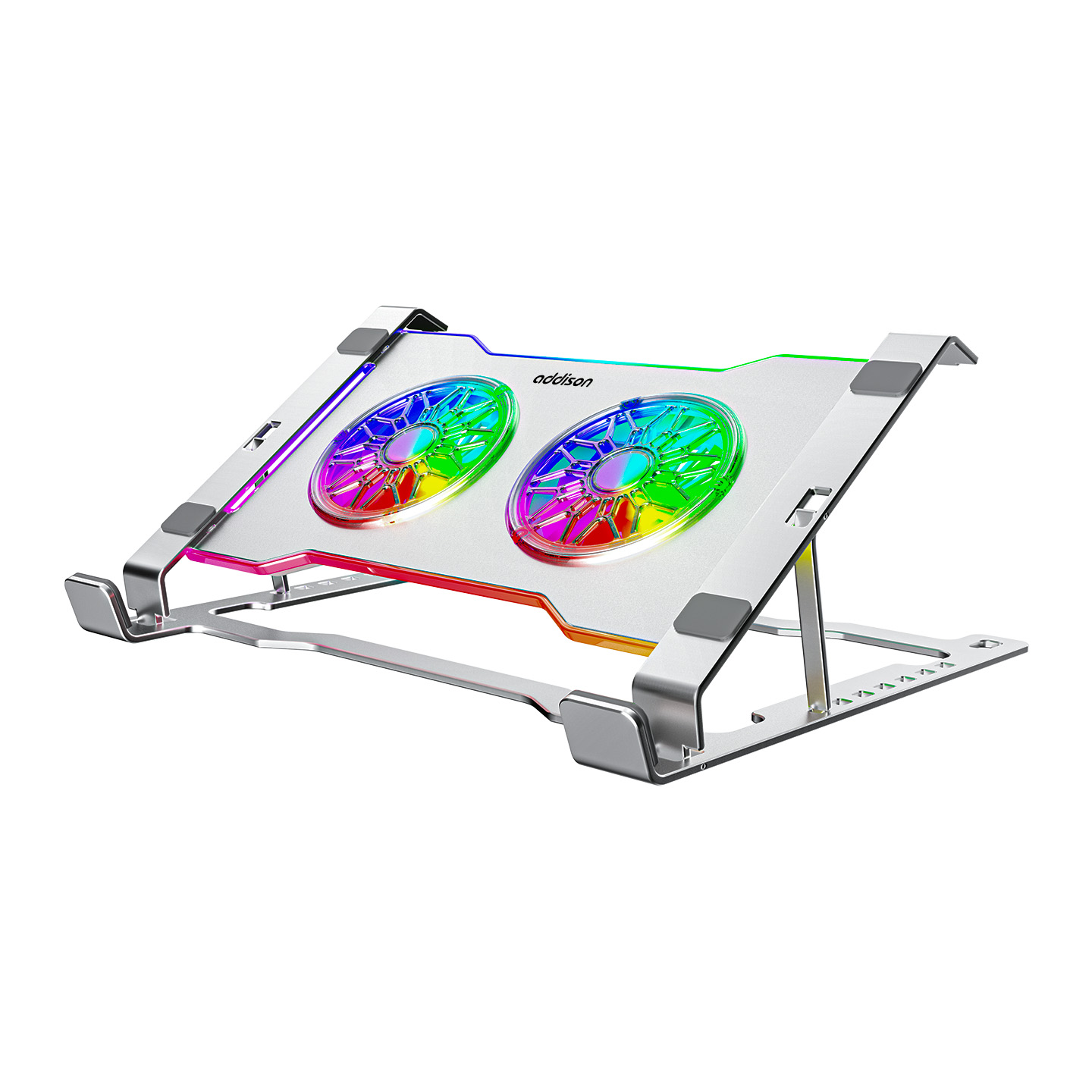 Addison AD-RC33 Frostonic 10-17 Uyum 7 Yükseklik Mod 10 RGB Modlu Ayarlanabilir 1 USB 1 Type C Girişli Silver Çelik