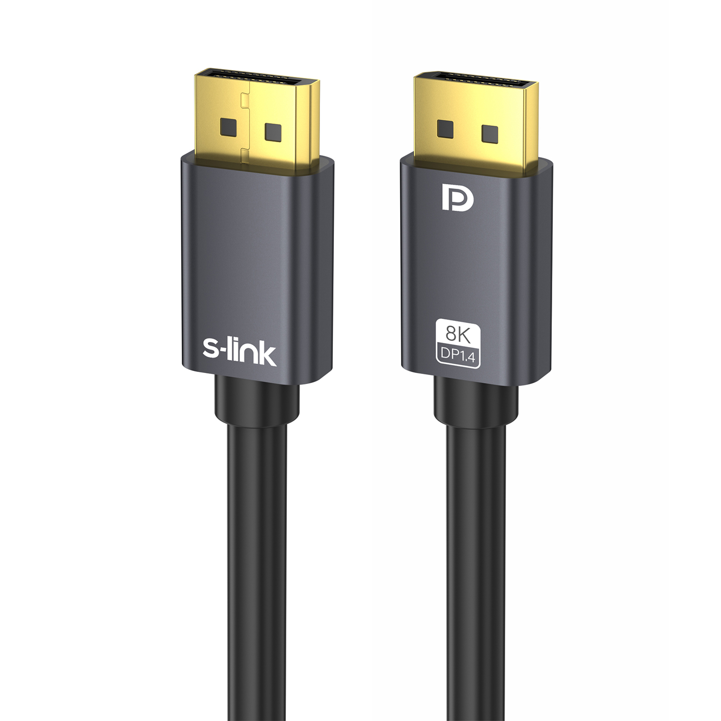 S-link SL-SDP8K01 2.1v 1M 8K 60HZ Display Port M/M Kablo