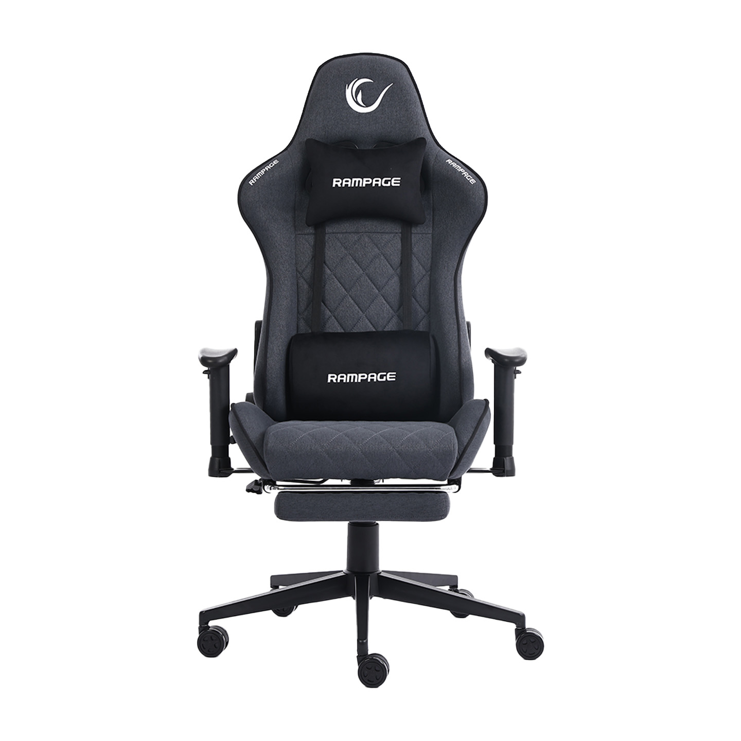 Rampage KL-R29 Myth Pro Üst Seviye Terletmez Kumaş Gri Gaming Oyuncu Koltuğu
