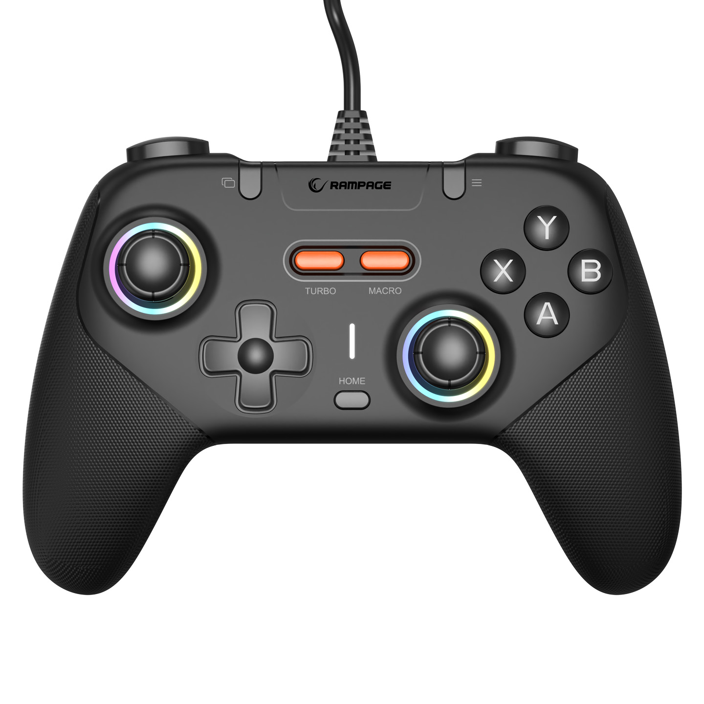 Rampage RJ-11 Nora Siyah Kablolu RGB Gamepad