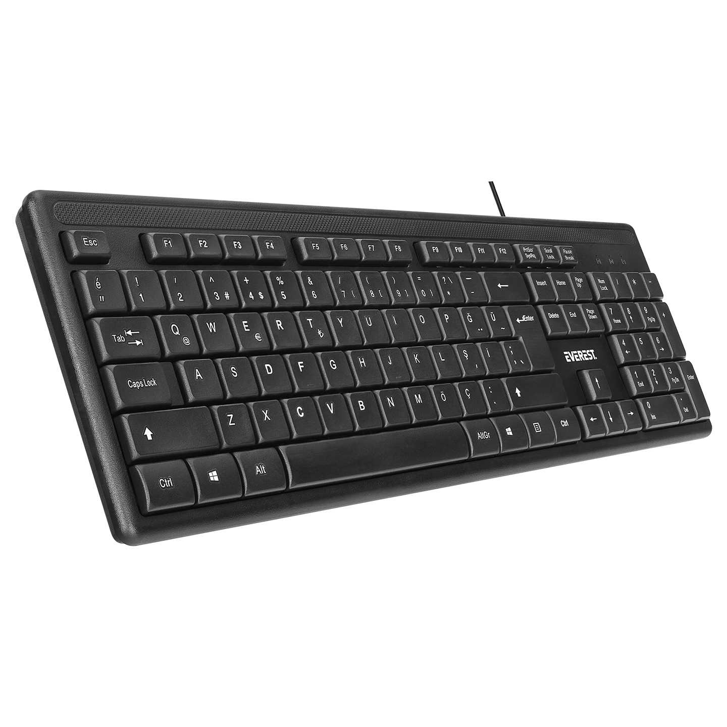 Everest KB-1002 Siyah USB Q Standart Klavye