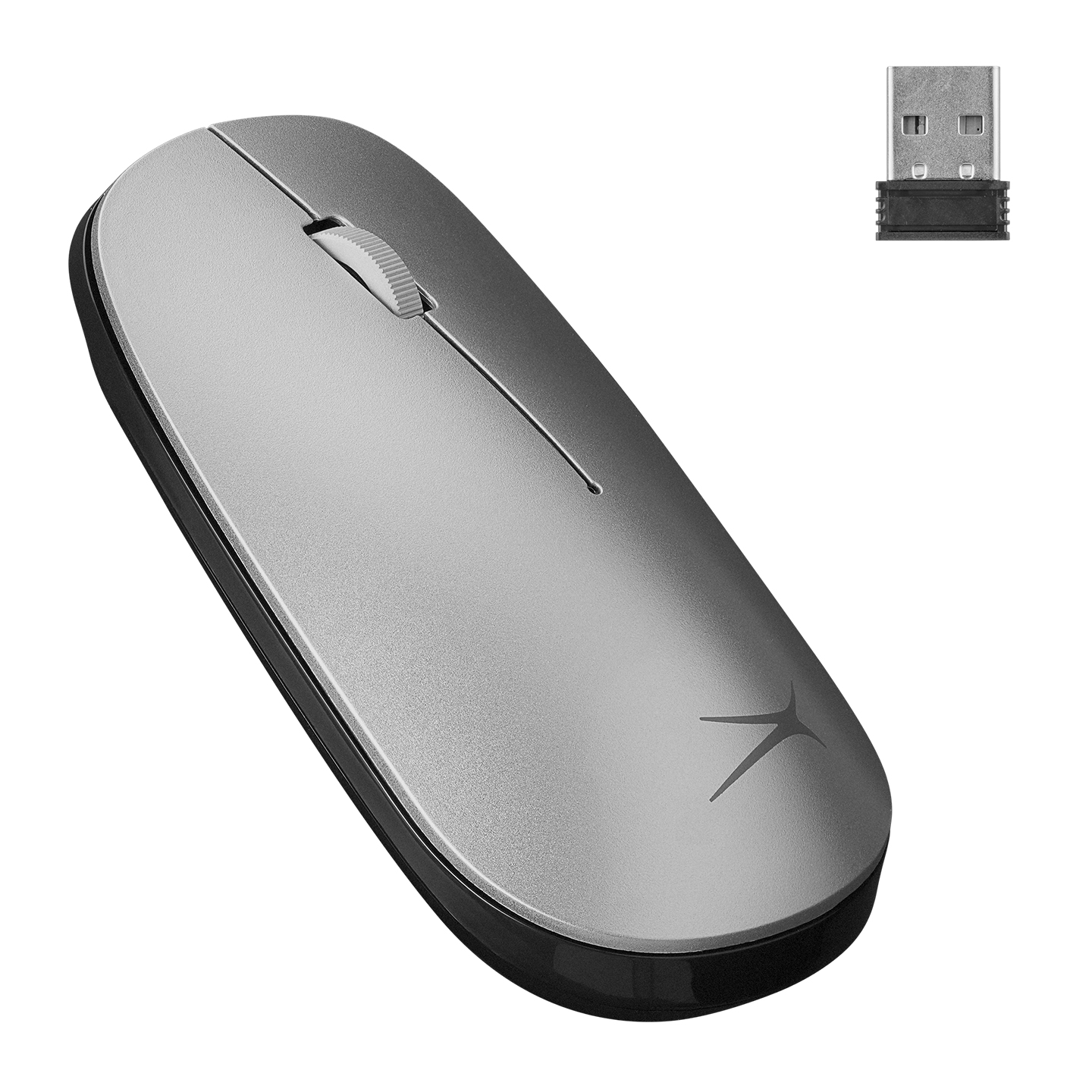 Altec Lansing ALBM7305 Gümüş 2.4GHz USB 1600DPI Alkalin Pilli Kablosuz Mouse