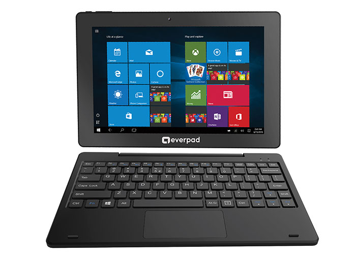 Everest EVERPAD DC-1101 Çift Kamera 2.0Mp 10.1 2GB Ram 32GB IPS Win10 KlavyeliTablet Pc