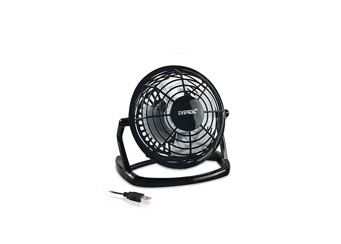 Everest EFN-488 Plastic Black Usb Fan