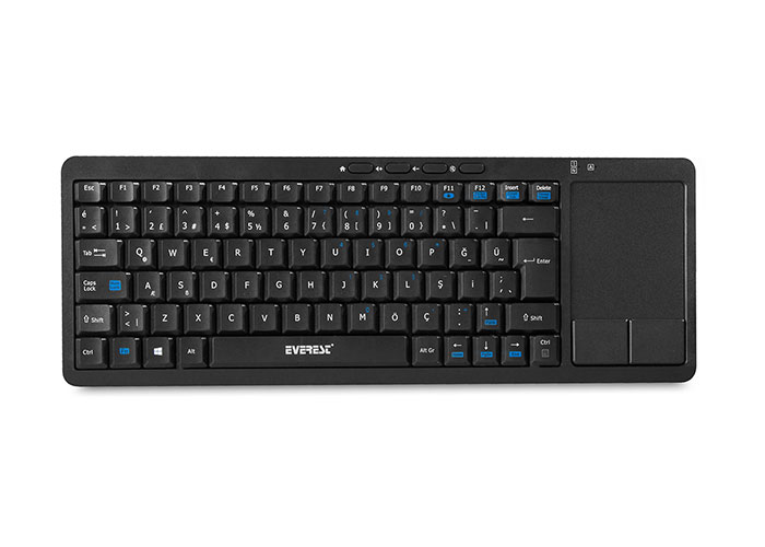 Everest EKW-603 Siyah ToucPad Mouse Q + Kablosuz Klavye