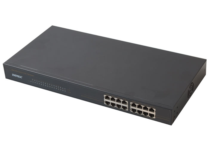 Everest ESW-1618PP-300 14+2 port 300W Pasif PoE Switch