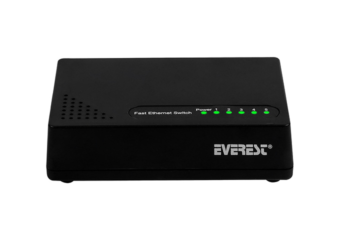 Everest ESW-505 5 Port 10/100/1000Mbps RTL8367N Gigabit Ethernet Switch Hub