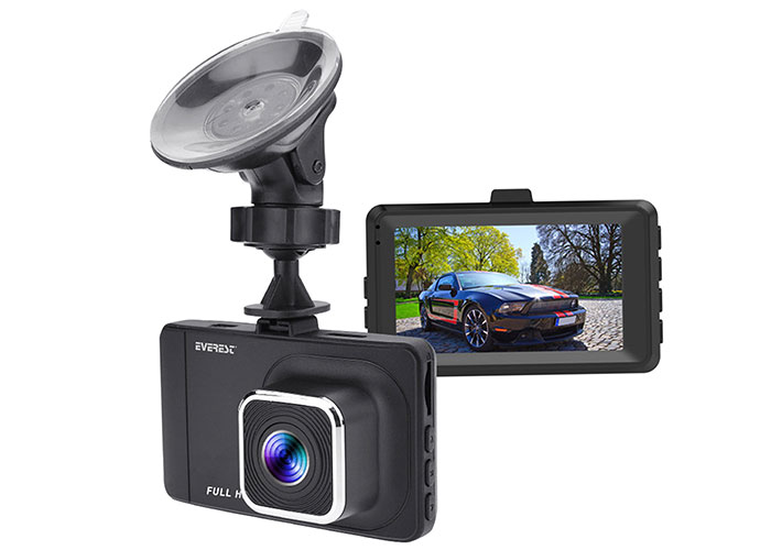 Everest EVERCAR M21 3.0 IPS Screen 12.0MP 170 ° Wide Angle Motion Detection + G-Sensor 1080P In-Car Camera