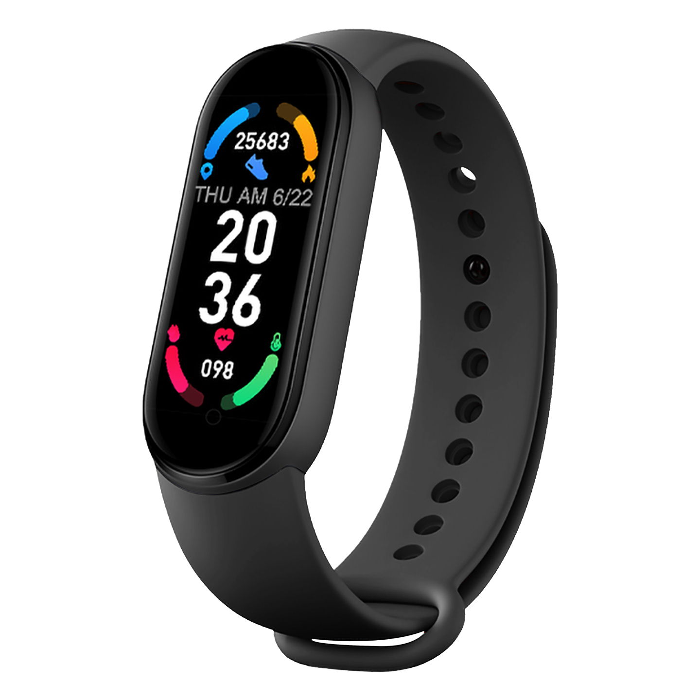 Everest EVER FIT W22 Android/IOS Smart Watch 110mAh Kalp Atışı Sensörlü Siyah Akıllı Bileklik  Saat