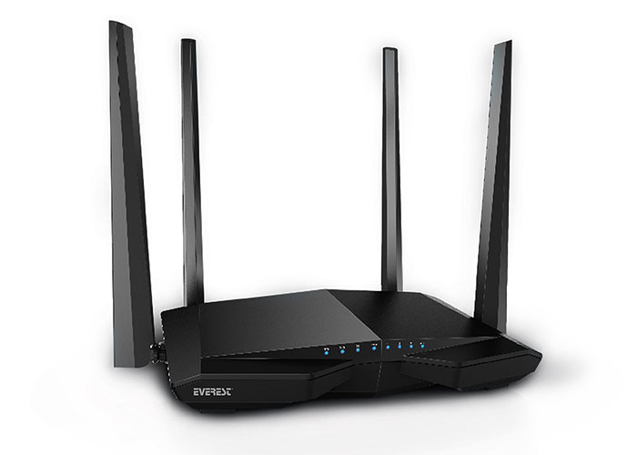 Everest EWR-AC66 802.11ac Dual-Band 1200Mbps 1*FE WAN + 3*FE LAN Kablosuz Router
