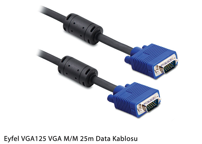 Eyfel VGA125 VGA M/M 25m Data Kablosu