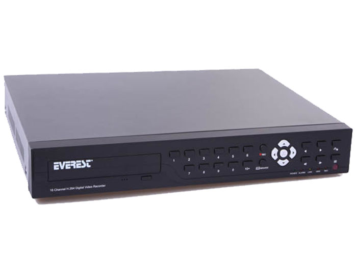 Everest HV-1016 16Ch Image H.264 16Ch Audio DVR Recorder