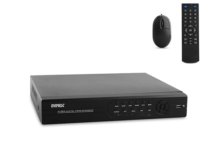 Everest HV-816H 16Ch Image NVR + Analog Support 960H 6Ch Audio DVR Recorder Device