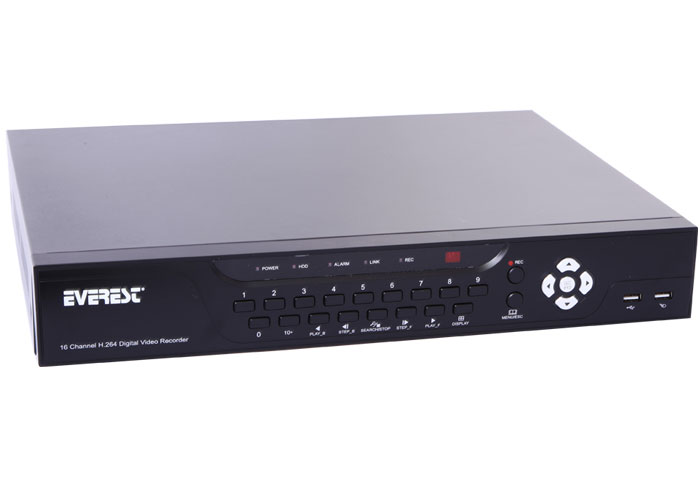 Everest HV-916 16Ch Görüntü H.264 4Ch Ses DVR Kayıt Cihazı