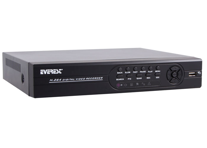 Everest HV-9708 8Ch Görüntü HDMI D1 H.264 1Ch Ses DVR Kayıt Cihazı