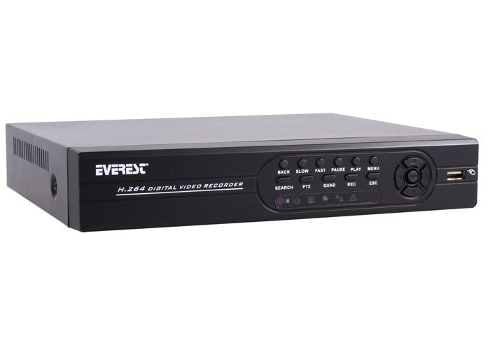 Everest HV-9708 8Ch Image HDMI D1 H.264 1Ch Audio DVR Recorder