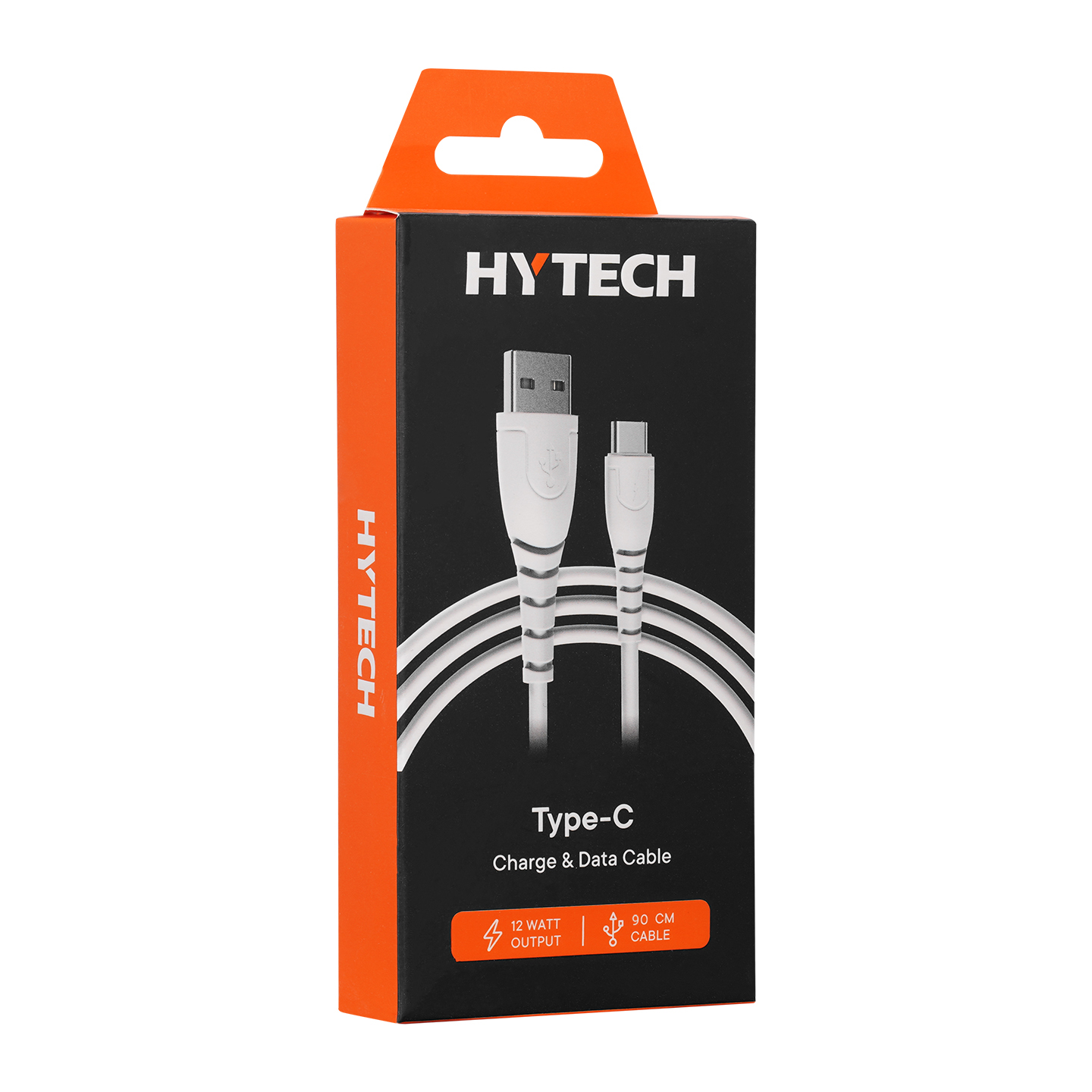 Hytech HY-XTK30 2.4A Type-C 1m Beyaz Hızlı Şarj Kablosu