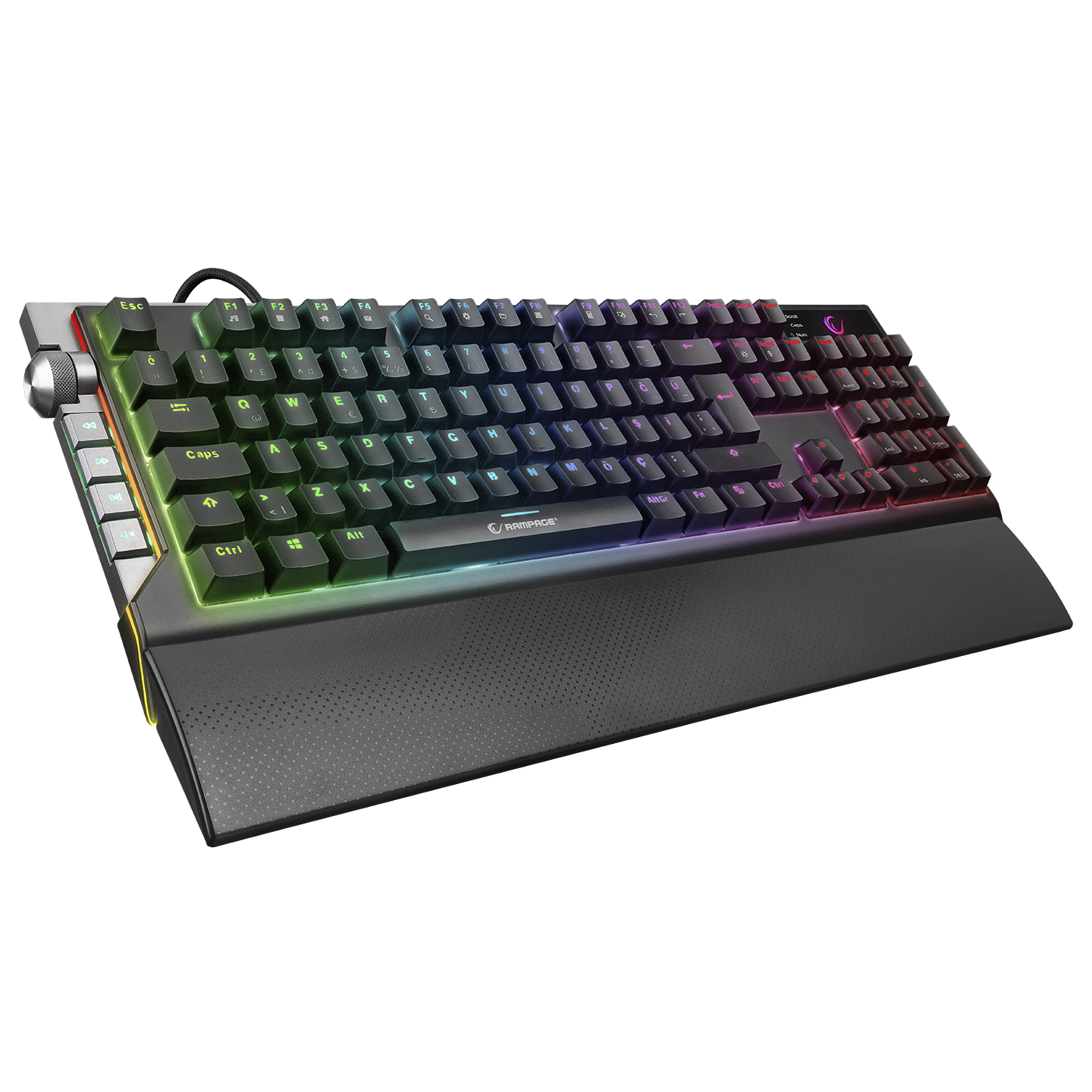 Rampage KB-R29 GRAND Series RGB Led Mechanical Red Optical Switch Gaming Keyboard