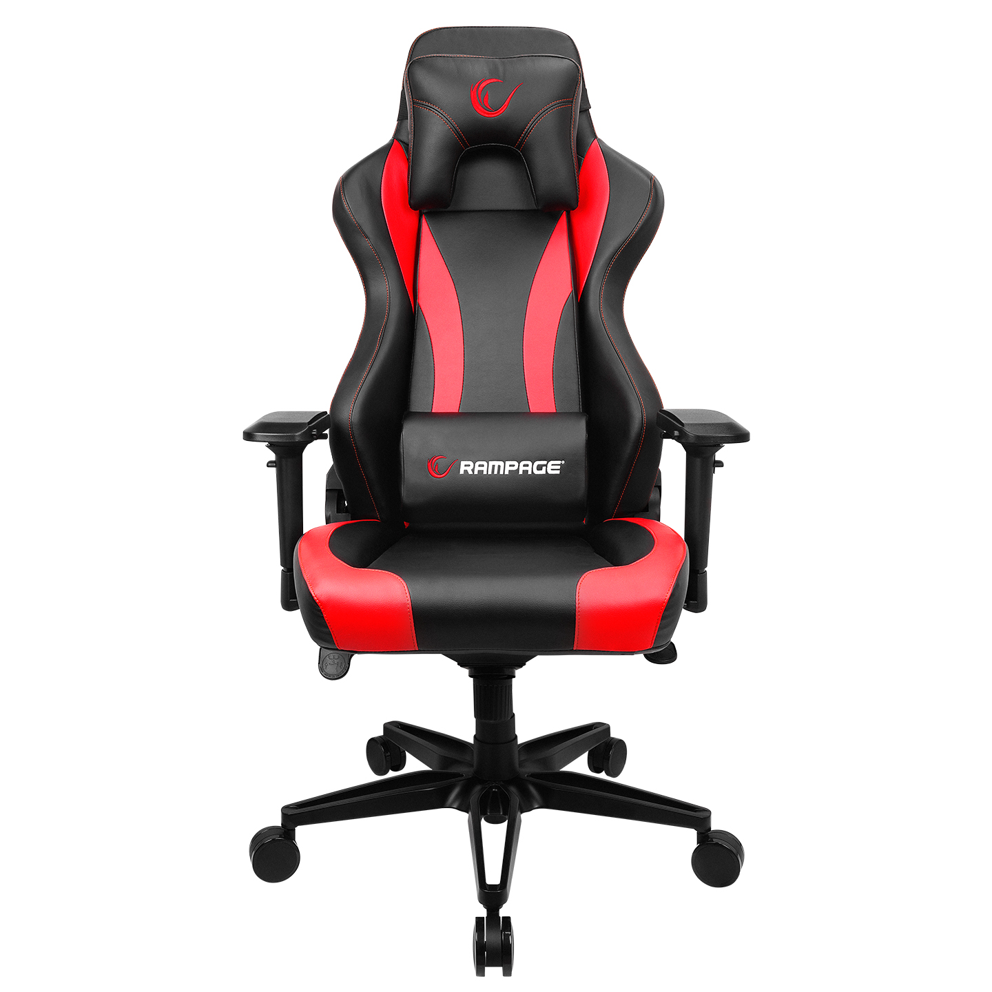 Rampage KL-R7 GRAND SERIES 4D Adjustable Armrest Black/Red Gaming Chair