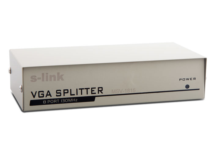 S-link MSV-1815 8 VGA 150Mhz Monitör Splitter