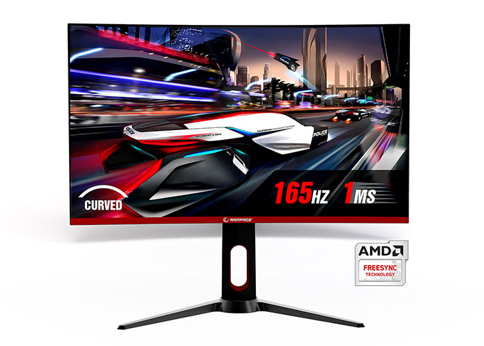 Rampage RM-165 27inch Led 165Hz Freesync Technology PC Curved Gaming Monitor
