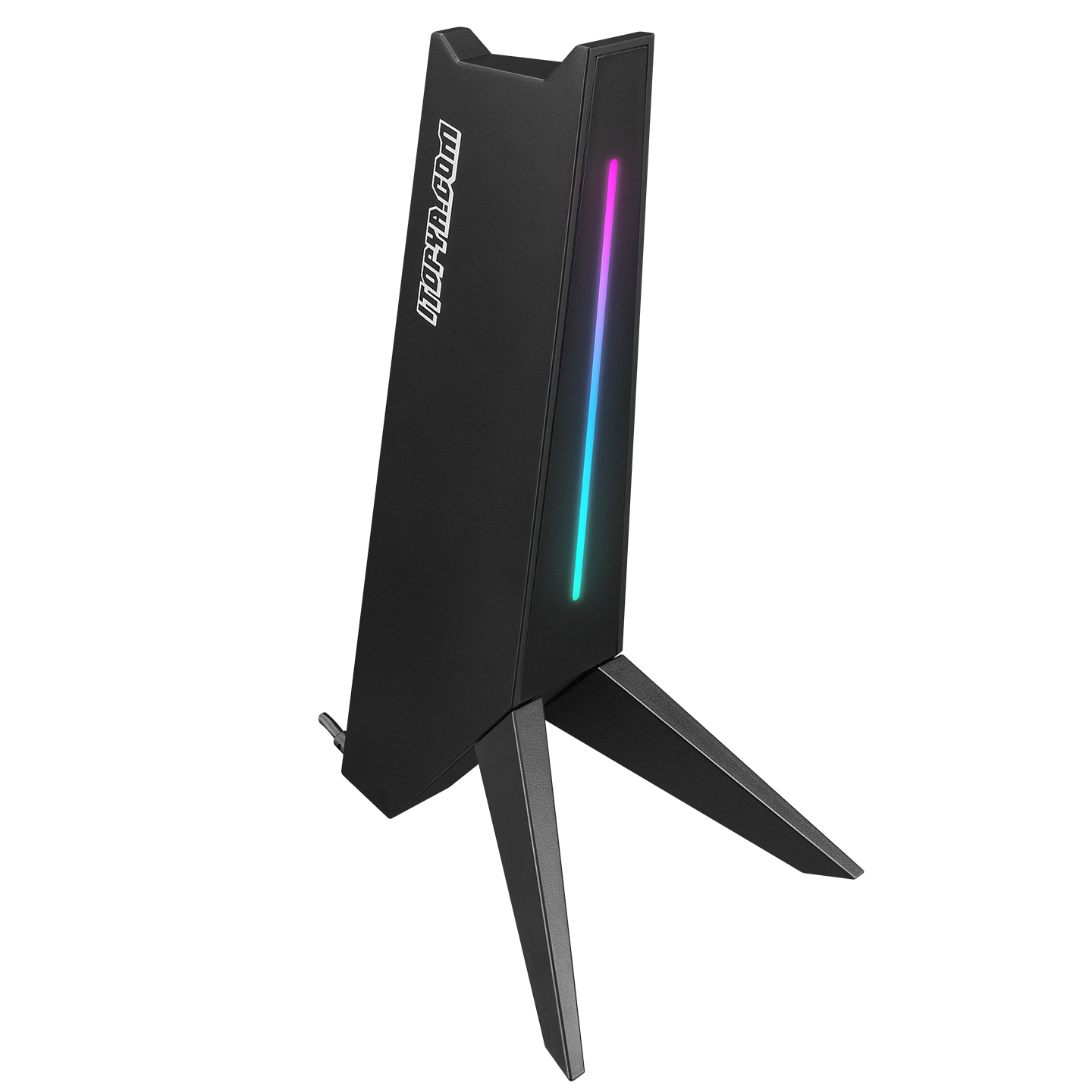 Rampage ITOPYA RM-H22 Siyah RGB Işıklı 2*Usb Port Gaming Kulaklık Stand