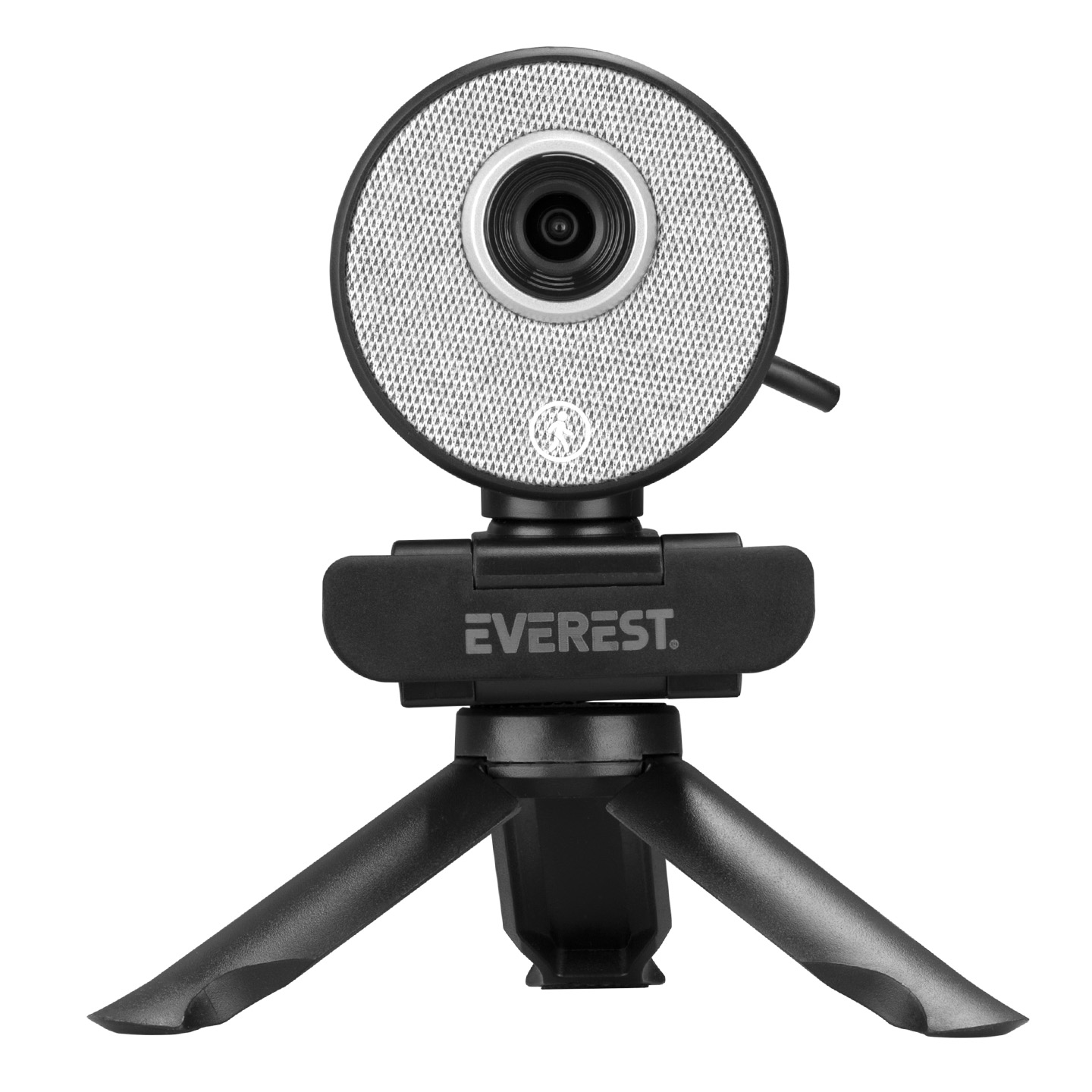 Everest SC-HD09 1080P Full HD Auto Tracking Harekete Duyarlı Tripod ve Mikrofonlu Siyah Webcam Usb Pc Kamera