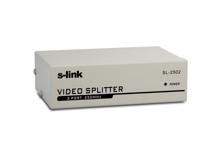 S-link SL-2502 2 VGA 250Mhz Monitor Splitter