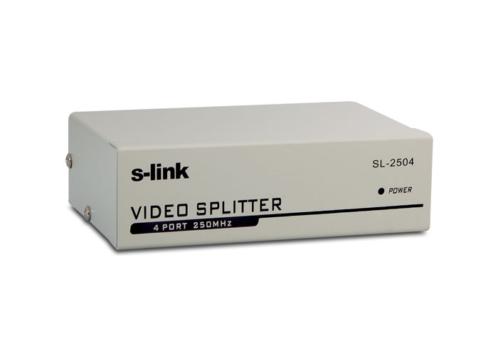 S-link SL-2504 4 VGA 250Mhz Monitör Splitter